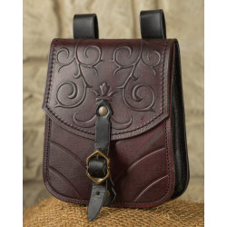 LEATHER BELT BAG GOFFREDO -...