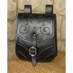 LEATHER BELT BAG GOFFREDO -...