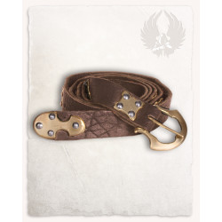 LEATHER BELT HENRY - BROWN...