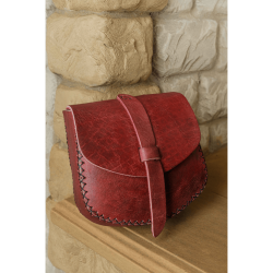 LARGE LEATHER BELT BAG...