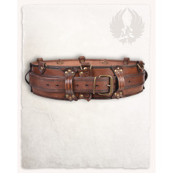 LEATHER BELT LUTHOR - BROWN...