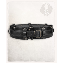 LEATHER BELT LUTHOR - BLACK...