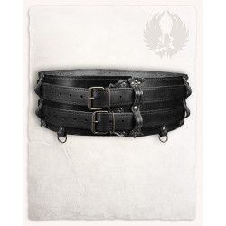 LEATHER DOUBLE BELT LUTHOR...