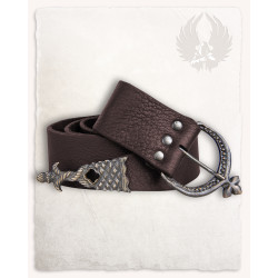 ULRICH LEATHER BELT - BROWN...