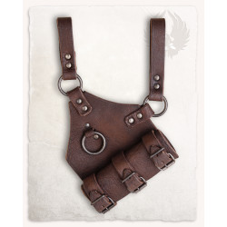 LEATHER DIAGONAL SWORD...