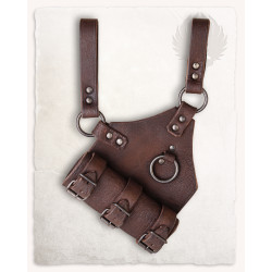 LEATHER DIAGONAL SWORD...