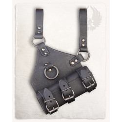 LEATHER DIAGONAL SWORD...