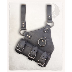 LEATHER DIAGONAL SWORD...