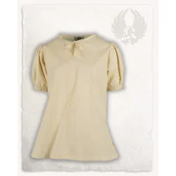 COTTON BLOUSE ELISA - BEIGE...