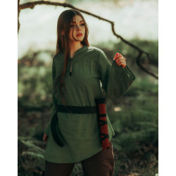 LINEN BLOUSE GALATEA -...