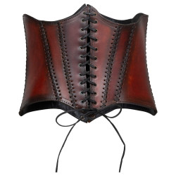 LEATHER UNDERBUST CORSET...