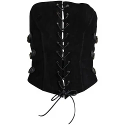 SUEDE CORSET EVELINA -...