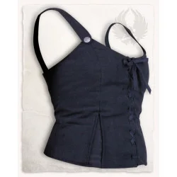 COTTON CORSET LEA - BLACK...