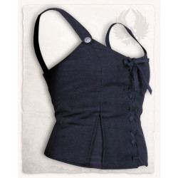 COTTON CORSET LEA - BLACK...