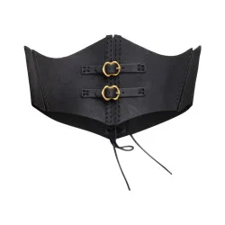 LEATHER WAIST CORSET -...