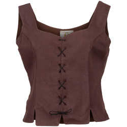 COTTON CORSET TIKA - BROWN...