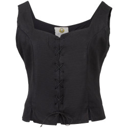 COTTON TIKA CORSET - BLACK...