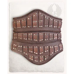LEATHER CORSET EVANDRA -...