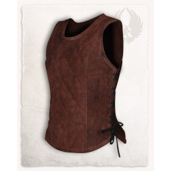 SUEDE CORSET LUCY - BROWN...