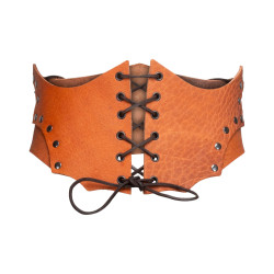 LEATHER CORSET MAREN -...