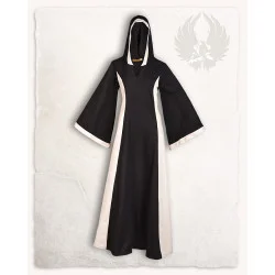 IRIS LINEN DRESS - BLACK L...
