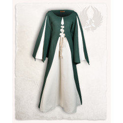 LINEN DRESS JASIONE - GREEN...