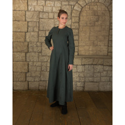 JOVINA LINEN DRESS - GREEN...