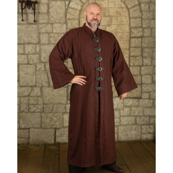 WOOLEN ROBE OBERON - BROWN...