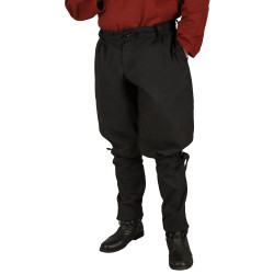 GUNNAR LINEN PANTS - BLACK...