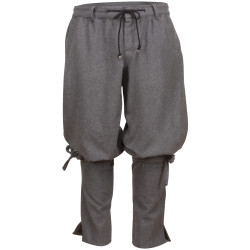 WOOLEN PANTS GUNNAR - GREY...