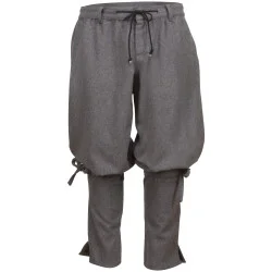 WOOLEN PANTS GUNNAR - GREY...