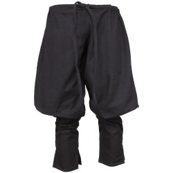 LINEN PANTS KETILL - BLACK...