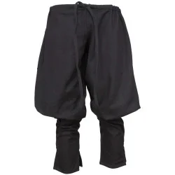LINEN PANTS KETILL - BLACK...