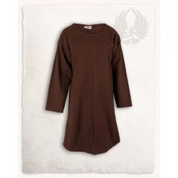 GADARIC LINEN TUNIC - BROWN...