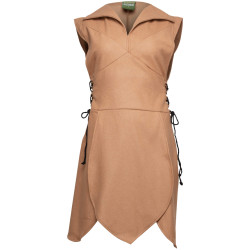 WOOLEN TUNIC GALATEA - SAND...