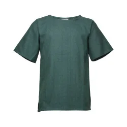 GODWIN LINEN TUNIC - GREEN...