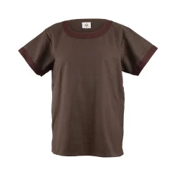 HOLGAR LINEN TUNIC - BROWN...
