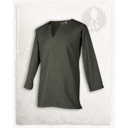 LINEN TUNIC TRONDE - GREEN...