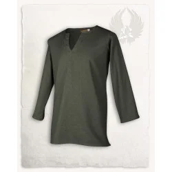 LINEN TUNIC TRONDE - GREEN...