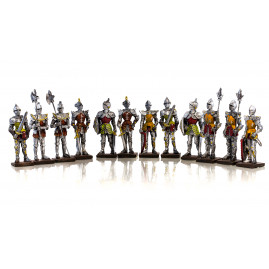 Set of 11 Metal Figures...