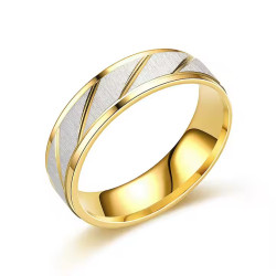 Gold Ring Elegant Band 6 mm...