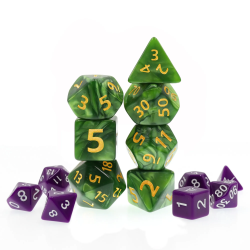 RPG Dice Green Cave Set of...