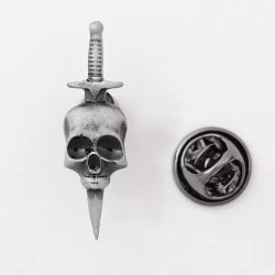 Metal RPG DND Pin - Skull...