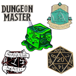 Set of 5 Metal Pins...
