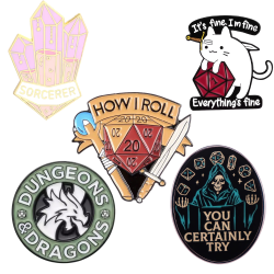 Set of 5 Metal Pins...