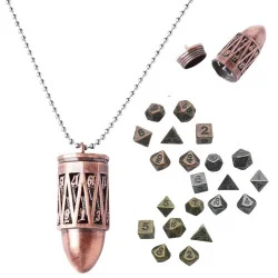 Metal Necklace Bullet Box...