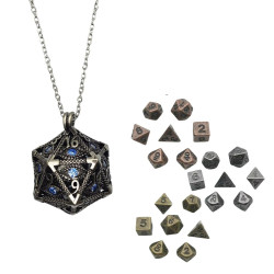 Metal Necklace Die D20 Box...