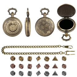 Metal Pocket Watch Box for...