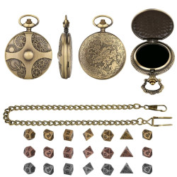 Metal Pocket Watch Box for...