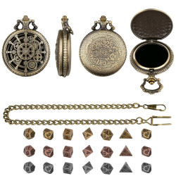 Metal Pocket Watch Box for...